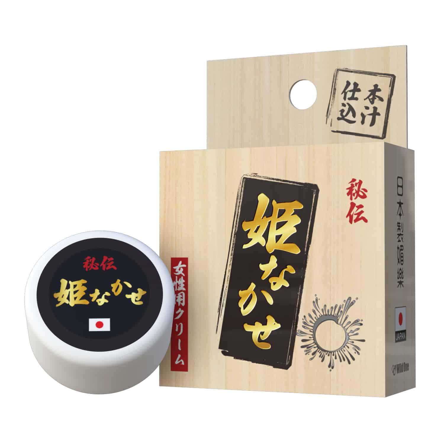 WILDONE JAPAN - 嬌啼公主 火辣激蕩感官刺激乳霜【女性用】 | 增强快感与情欲 WILDONE JAPAN - 嬌啼公主 火辣激蕩感官刺激乳霜【女性用】。结合古代中国后宫使用的人参提取物与现代滋润成分,提升女性快感与湿润度,带来激烈的感官刺激。含有维生素E与甘草酸二钾,滋养皮肤并增强情欲体验。